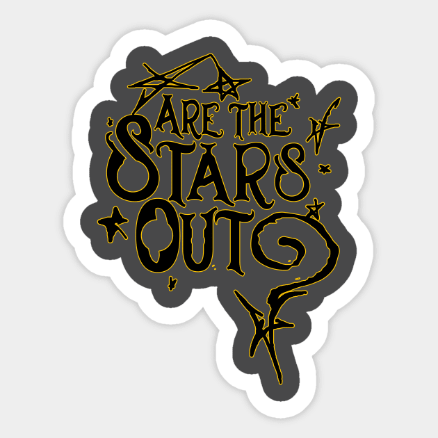 Eldritch Hour Stars Sticker by The Eldritch Hour Podcast